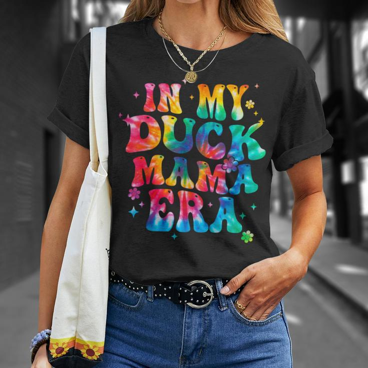 In My Duck Mama Era Tie Dye Duck Mother's Day T-Shirt Gifts for Her