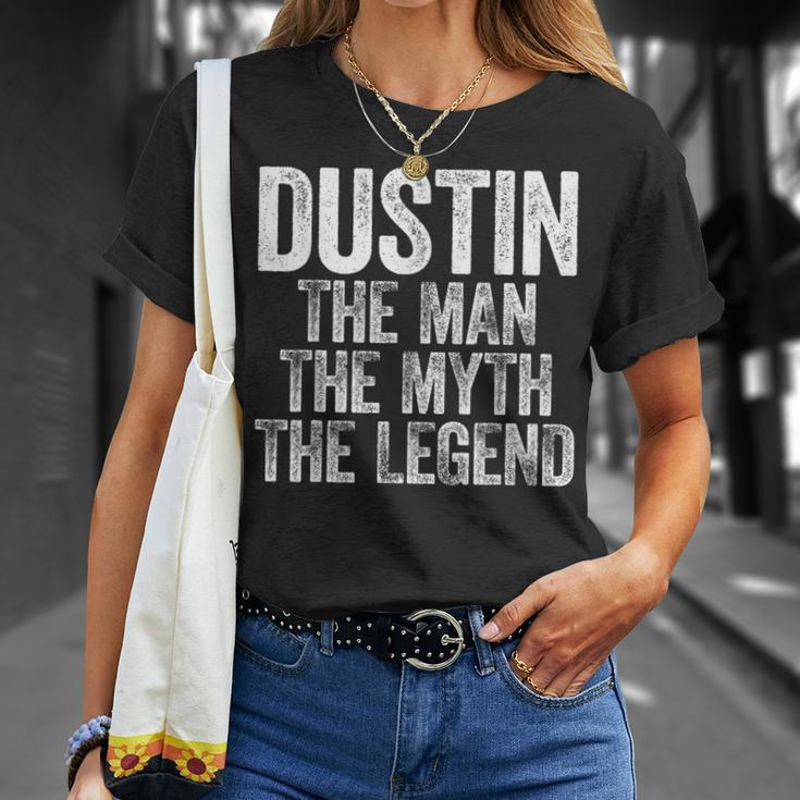 Dustin The Man The Myth The Legend T-Shirt Gifts for Her