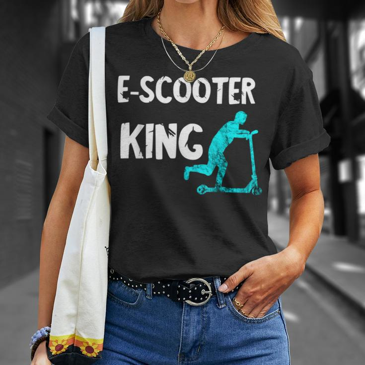 E-Scooter King Electric Scooter King Escooter Driver T-Shirt Geschenke für Sie