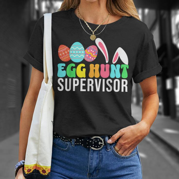 Easter Egg Hunting Supervisor Parents T-Shirt Gifts for Her