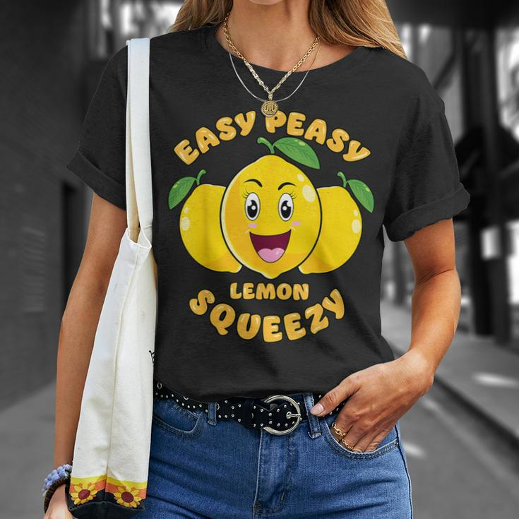 Easy Peasy Lemon Squeezy Summer Stand Lemonade T-Shirt Gifts for Her