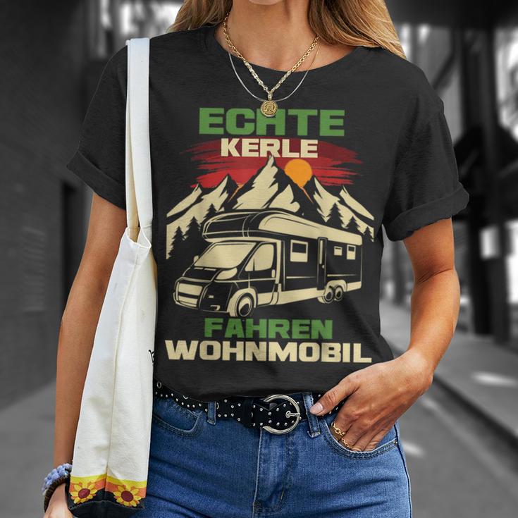 Echte Kerle Fahren Wohnmobil Camper T-Shirt Geschenke für Sie