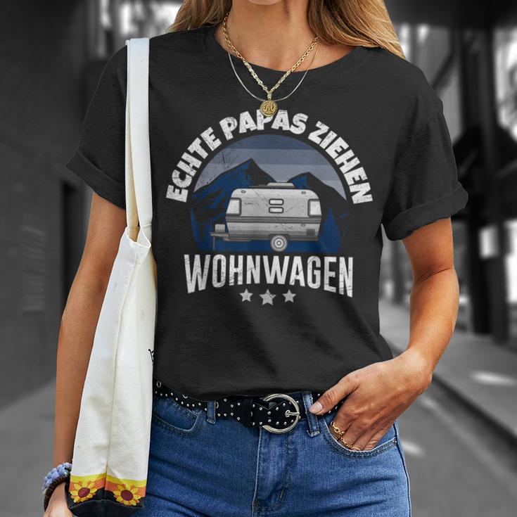 Echte Papas Ziehen Caravan Camper Camping Papa S T-Shirt Geschenke für Sie