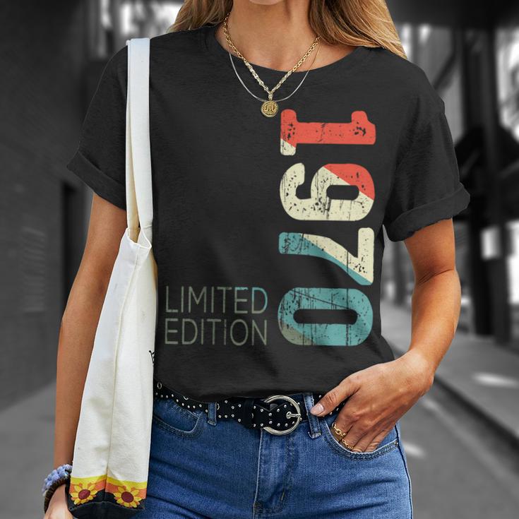 Edición Limitada 1970Intage 1970 Retro Classic 1970 Camiseta unisex Regalos para ella