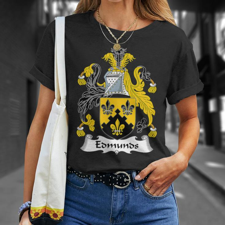 Edmunds Coat Of Arms Family Crest T-Shirt Gifts for Her