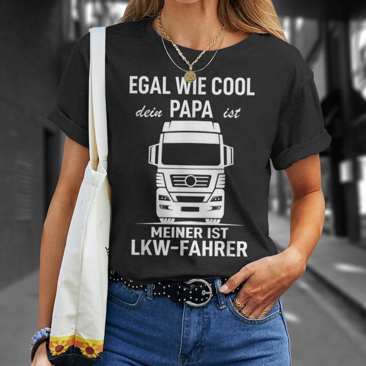 Egal Wie Cool Dein Papa Ist Meiner Ist Lruck Dahrer Egal Wie Cool Dein T-Shirt Geschenke für Sie