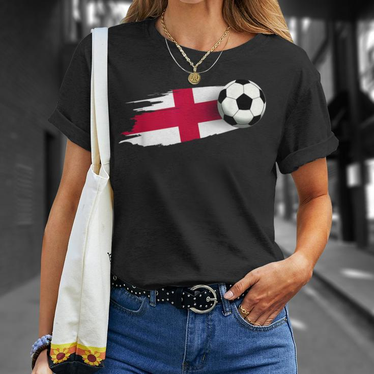 England Flag Jersey England Soccer Team England T-Shirt Gifts for Her