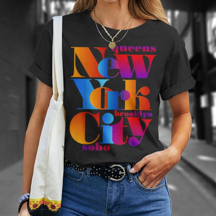 Enjoy Wear New York City Fashion Graphic New York City T-Shirt Gifts for Her