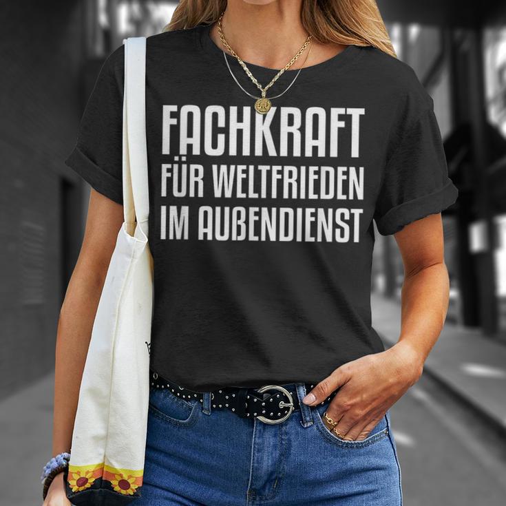 Fachwehr Für Weltfrieden Im Außendienst T-Shirt Geschenke für Sie