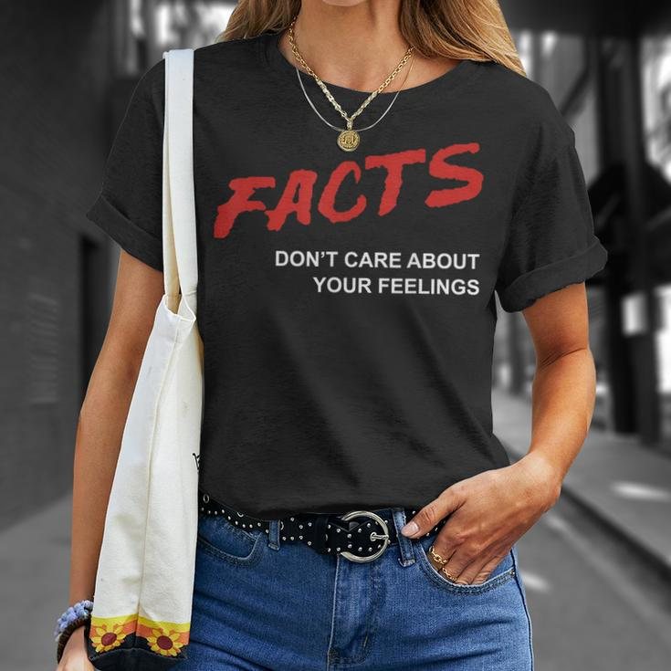 Facts Don't Care About Your Feelings Facts Music Video T-Shirt Gifts for Her