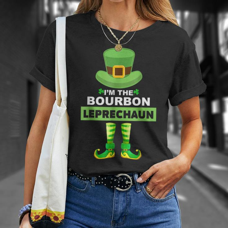 Family Matching I'm The Bourbon Leprechaun St Patrick's Day T-Shirt Gifts for Her