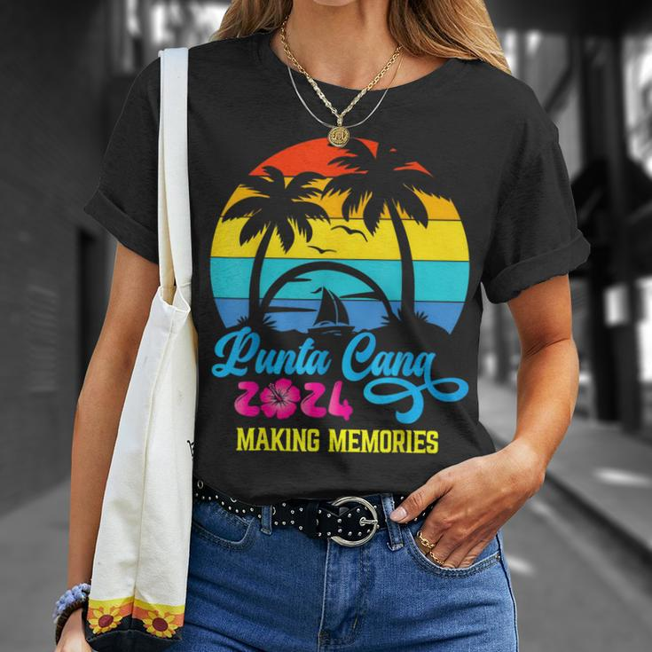 Family Vacation 2024 Dominican Republic Punta Cana Vacation T-Shirt Gifts for Her