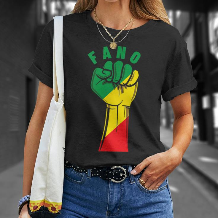 Fano Fist With The Ethiopian Flag T-Shirt Gifts for Her