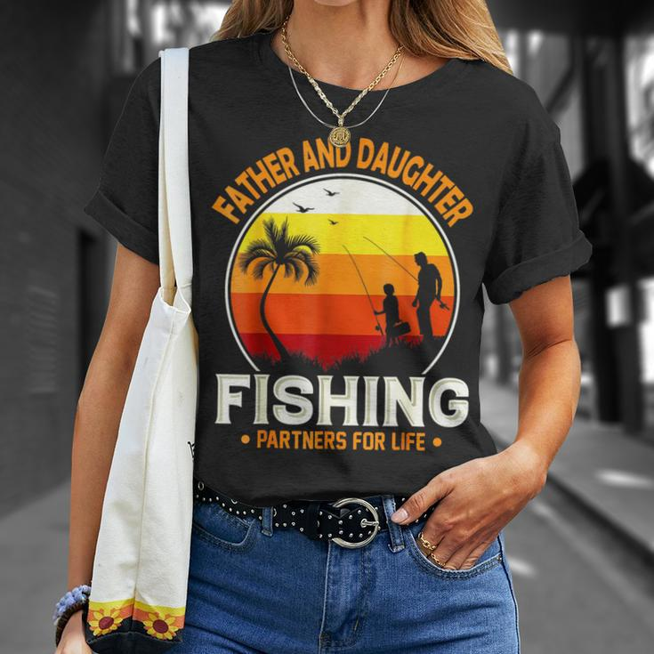 Father Daughter Fishing Partner For Life Best Father's Day T-Shirt Gifts for Her