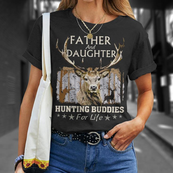 Father And Daughter Hunting Buddies Hunters Matching Hunting T-Shirt Gifts for Her
