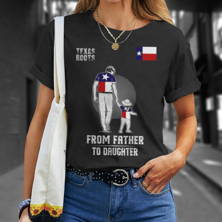 Father To Daughter Texas T-Shirt Gifts for Her