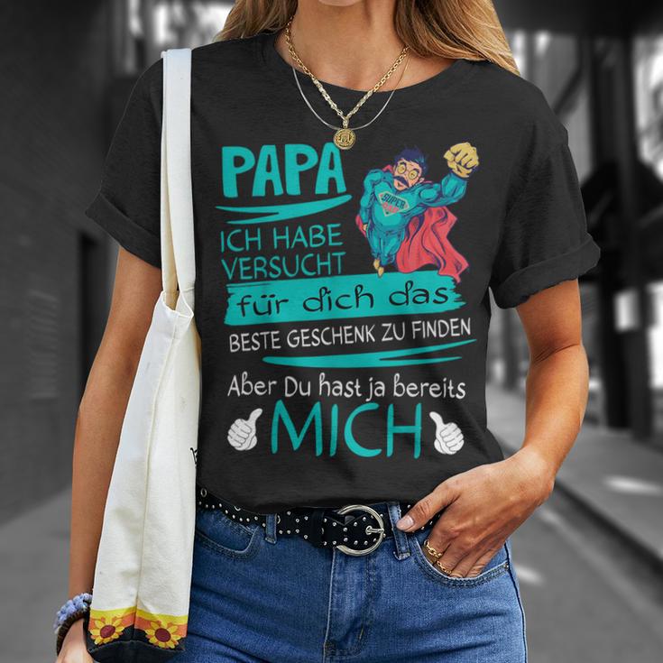 Father's Day Papa Superheroersucht Das Beste Geschenk Father S T-Shirt Geschenke für Sie