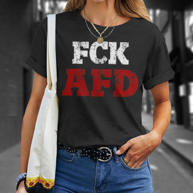 Fck Afd Anti Afd T-Shirt Geschenke für Sie