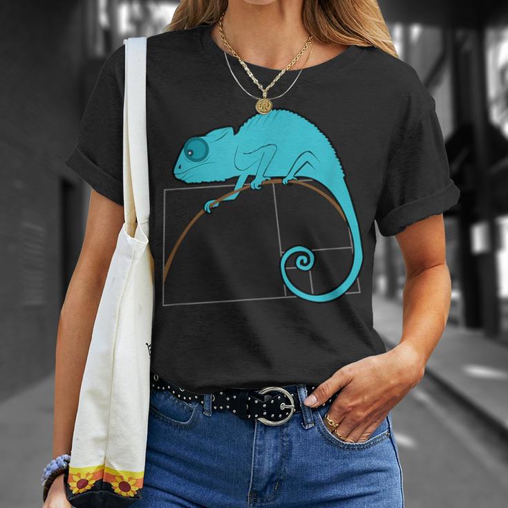 Fibonacci Chameleon T-Shirt Geschenke für Sie