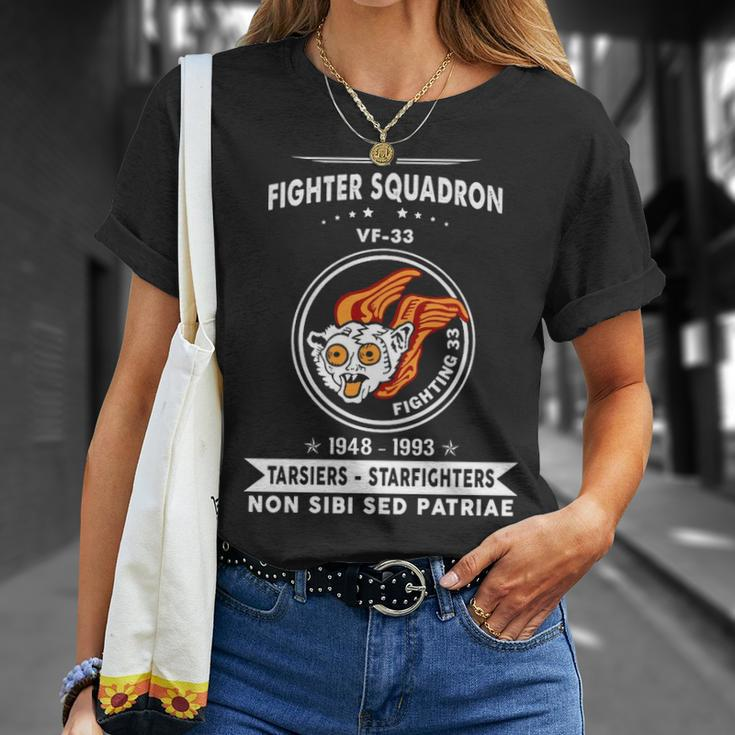 Fighter Squadron 33 Vf 33 Tarsiers T-Shirt Gifts for Her