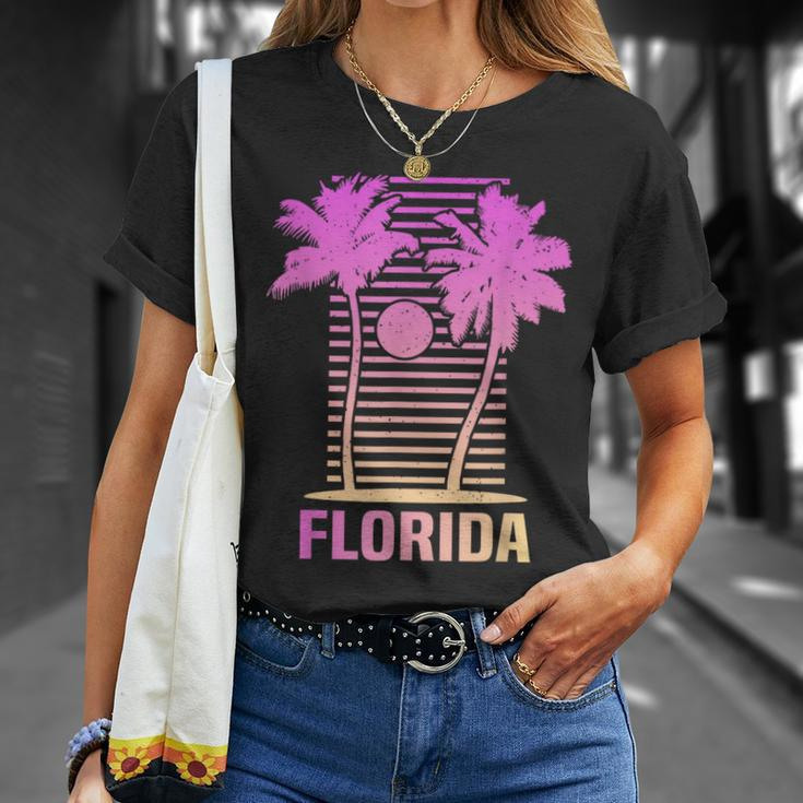 Florida Sunset Colors Aesthetic Classic T-Shirt Gifts for Her