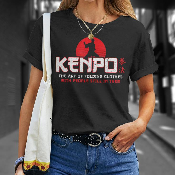 Folding Clothes American Kenpo Karate Karateka T-Shirt Gifts for Her
