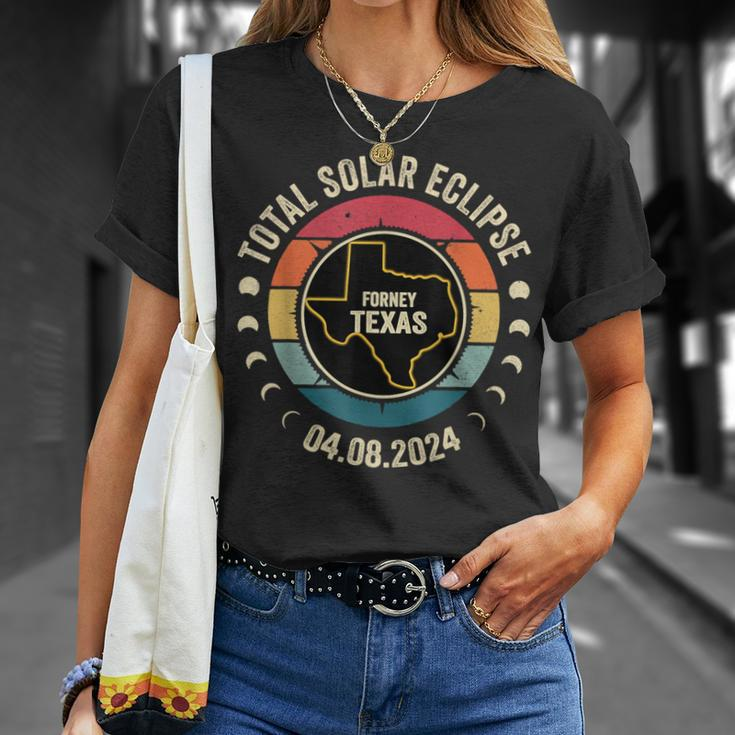 Forney Texas Total Solar Eclipse 2024 T-Shirt Gifts for Her