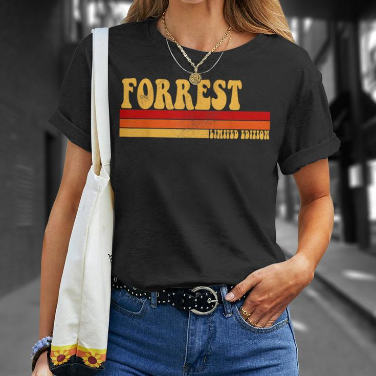 Forrest Name Personalized Idea Retro Vintage Forrest T-Shirt Gifts for Her