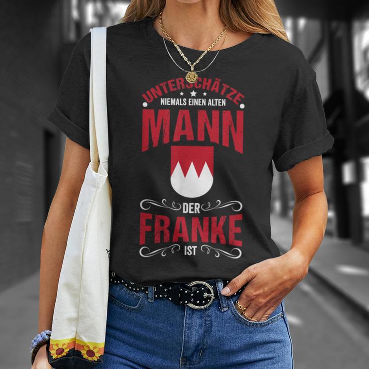 Franke Fränkisch Dialect Franken Bayern Frankenland T-Shirt Geschenke für Sie