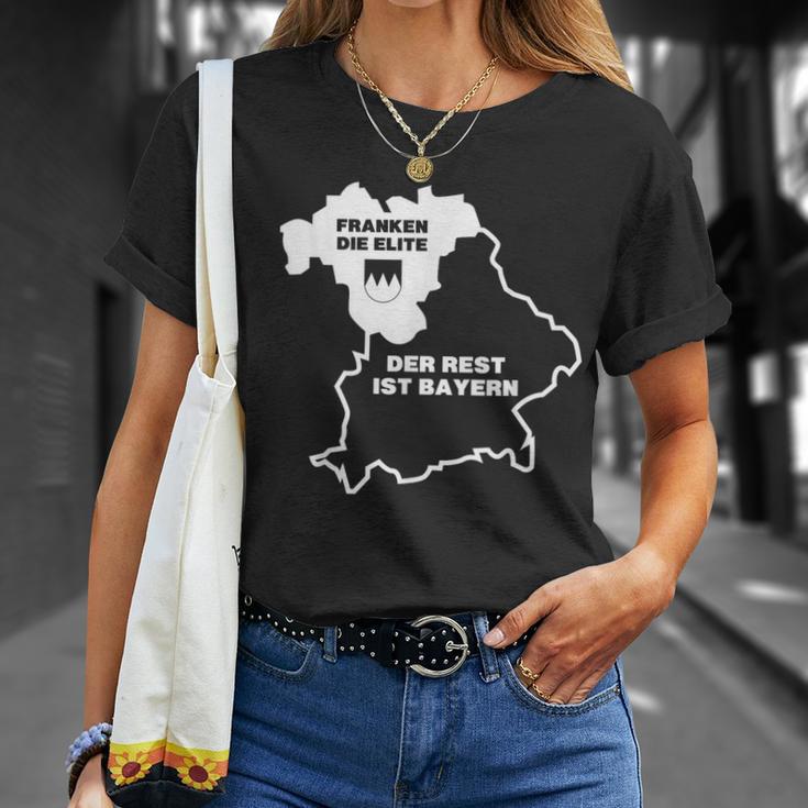 Franken Bavarian Frankish Bavarian Flag T-Shirt Geschenke für Sie