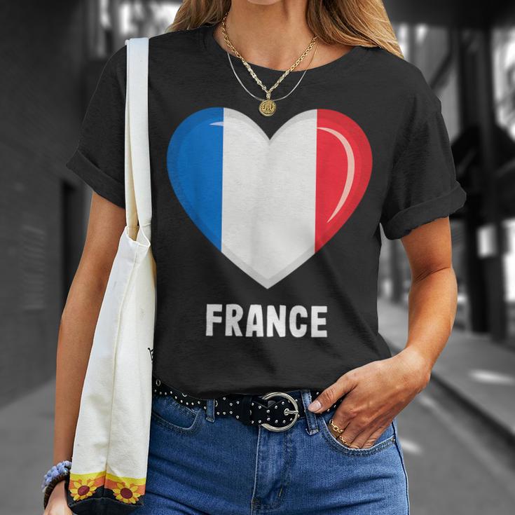 French France Flag T-Shirt Geschenke für Sie