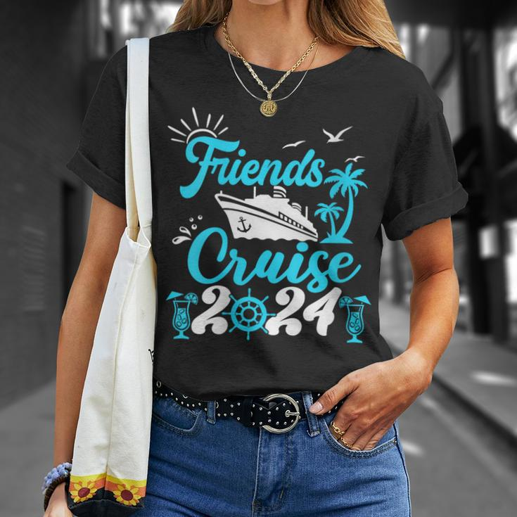 Friends Cruise 2024 Matching Vacation Group T-Shirt Gifts for Her