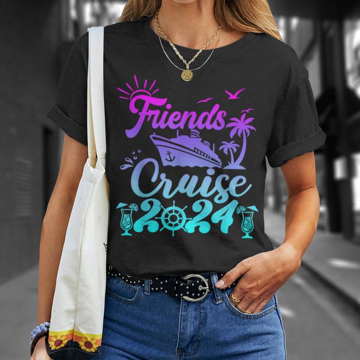 Friends Cruise 2024 Matching Vacation Group T-Shirt Gifts for Her