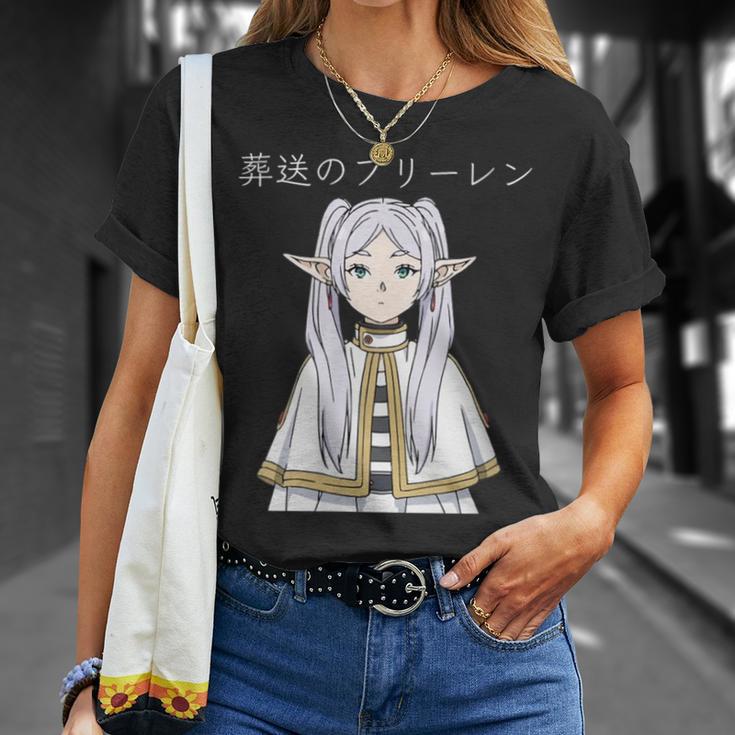 Frieren Beyond Journey's End Isekai Anime Manga Video Game T-Shirt Gifts for Her