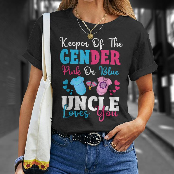 Baby Shower Uncle Mexican Gender Reveal Cinco De Mayo T-Shirt Gifts for Her