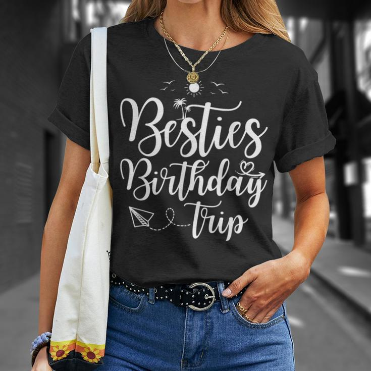 Besties Birthday Trip Matching Best Friend Vacation T-Shirt Gifts for Her