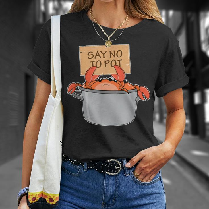 Crab Boil Seafood Say No To Pot T-Shirt Gifts for Her