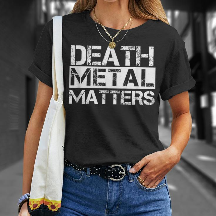 Death Metal Lives Matter Rock Music T-Shirt Gifts for Her