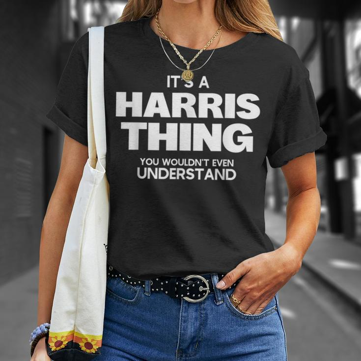 Family Reunion It's A Harris Thing Family Name T-Shirt Gifts for Her