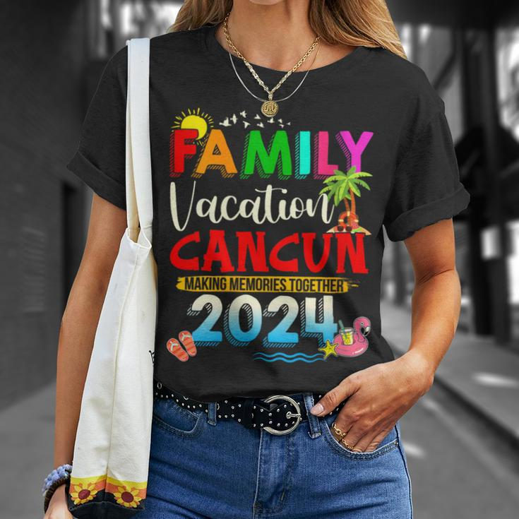 Family Vacation Cancun 2024 Making Memories Together T-Shirt Gifts for Her