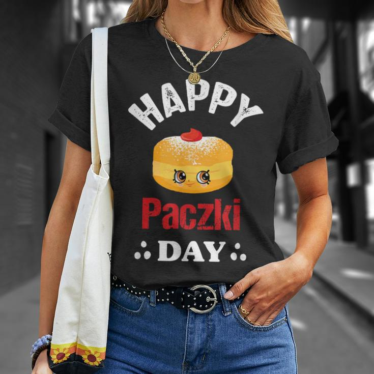 Happy Paczki Day Polish Fat Thursday Donut Poland T-Shirt Gifts for Her