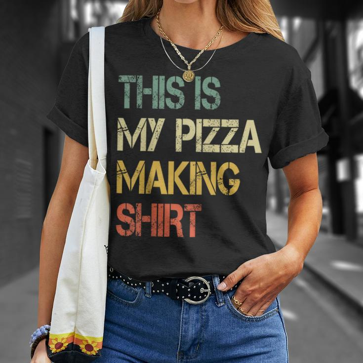 Love Pizza Making Party Chef Pizzaologist Pizza Maker T-Shirt Gifts for Her