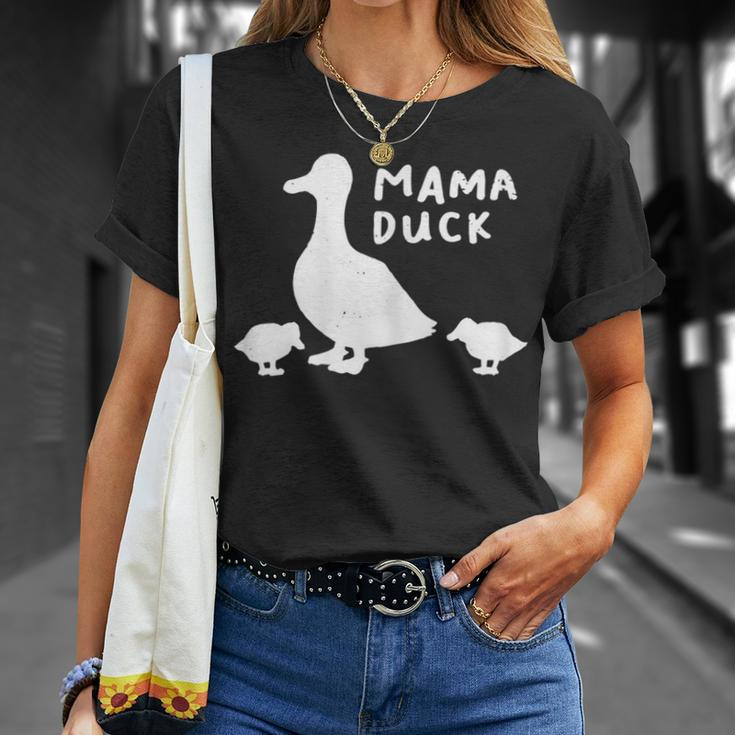 Mama Duck MotherI Duckling Babies Mom Of 2 T-Shirt Gifts for Her