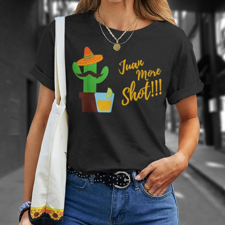Mexican Cactus Meme Juan More Shot Party T-Shirt Gifts for Her