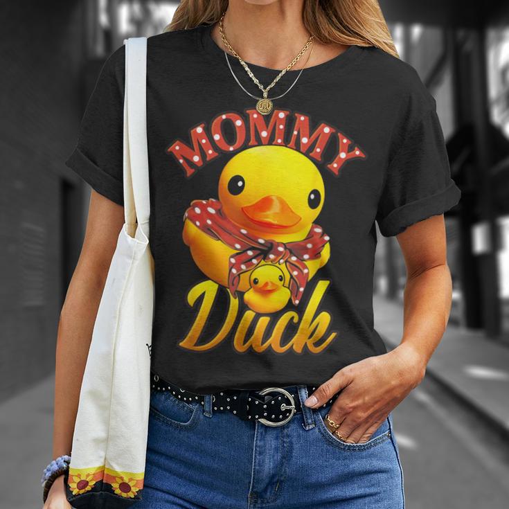 Mommy Duck Mama Mother Rubber Duck Mom T-Shirt Gifts for Her