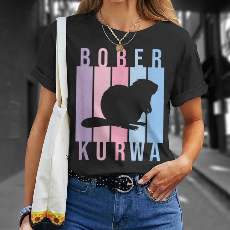 Pastel Bober Bóbr Kurwa Polish Internet Meme Beaver T-Shirt Geschenke für Sie