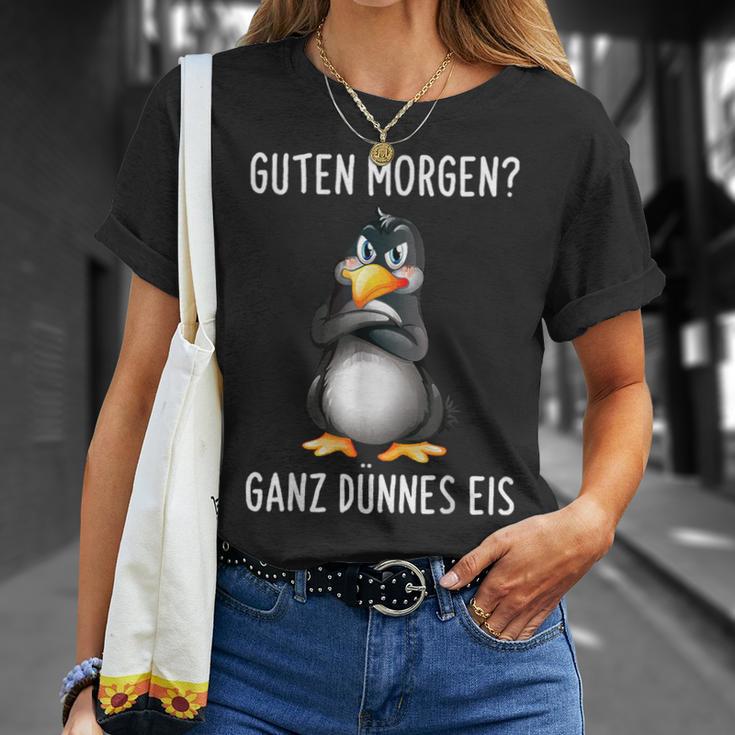 Penguin Guten Morgen Ganz Dünnes Ice Cream S T-Shirt Geschenke für Sie