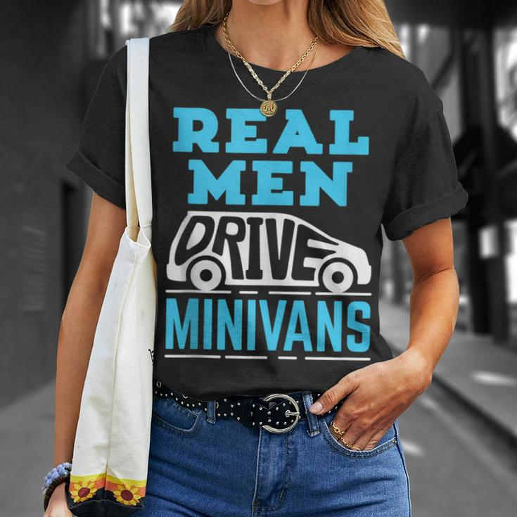 Real Drive Minivans Graphic Van Father's Day T-Shirt Gifts for Her
