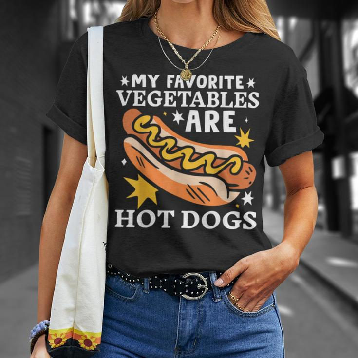 Sausage Bbg Hot Dogs Lover Hotdog T-Shirt Gifts for Her