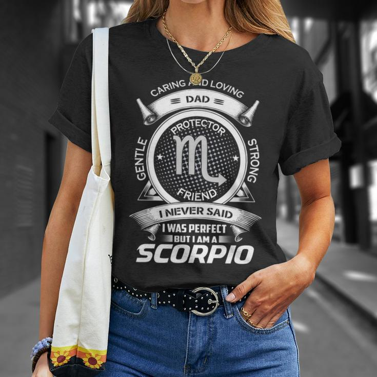Scorpio Zodiac Dad T-Shirt Gifts for Her